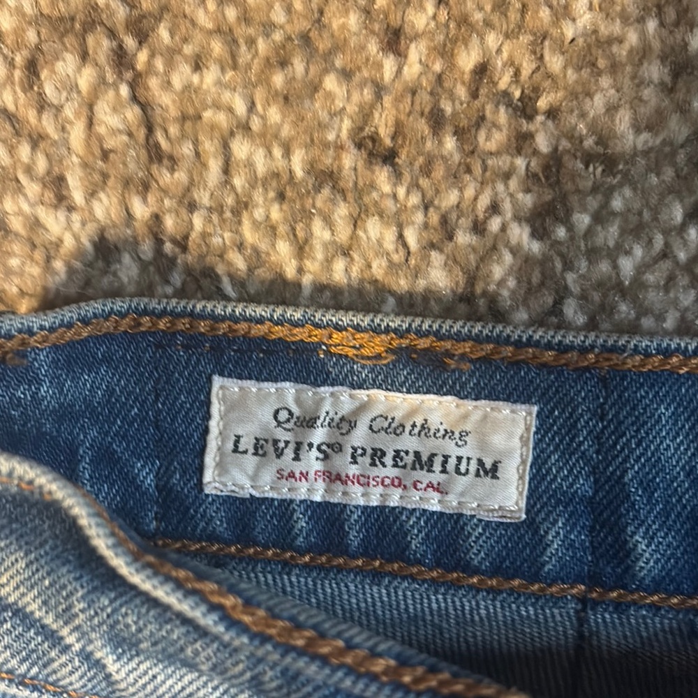 Levi's Blue Straight Leg Jeans Classic Style - Picture 5 of 8
